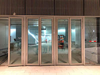 Fireproof large glass door - Class A 1.5 hours