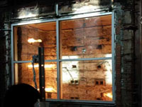 Class C non-insulated fireproof glass partition