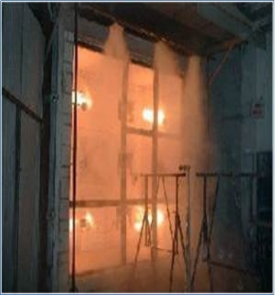 Borosilicate 4.0 single piece fireproof glass - Class C non-insulated fireproof glass